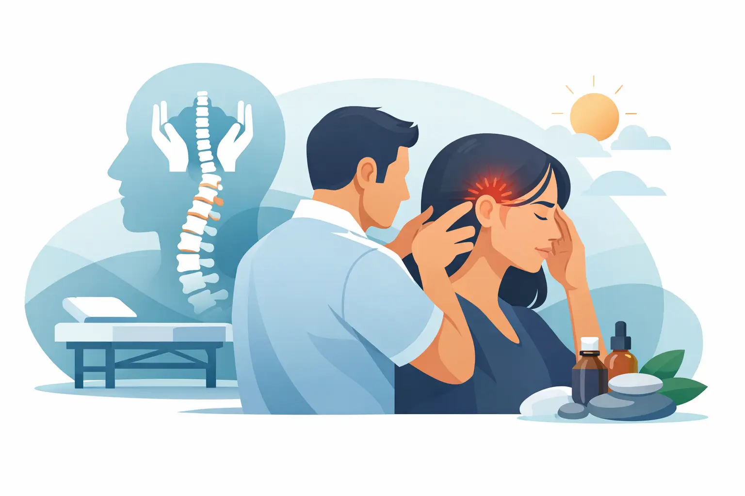 How Chiropractic Care Relieves Headaches Safely